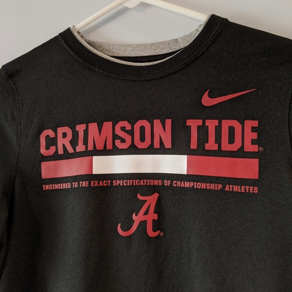 🅰️ The Nike Tee Crimson Tide Dri-Fit Long Sleeve - Picture 3 of 7